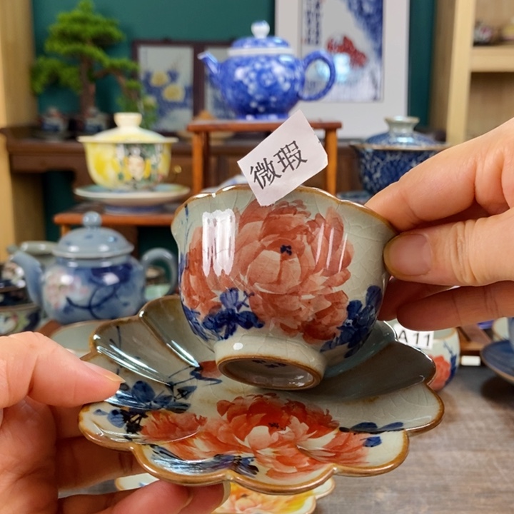 瓷片思**麻手工制作工艺精湛等特点