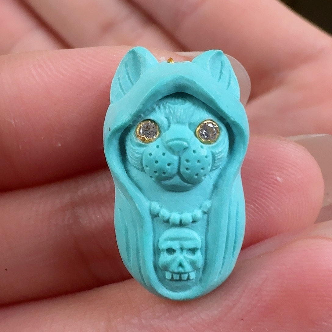 绿松石珠宝奇石未镶嵌