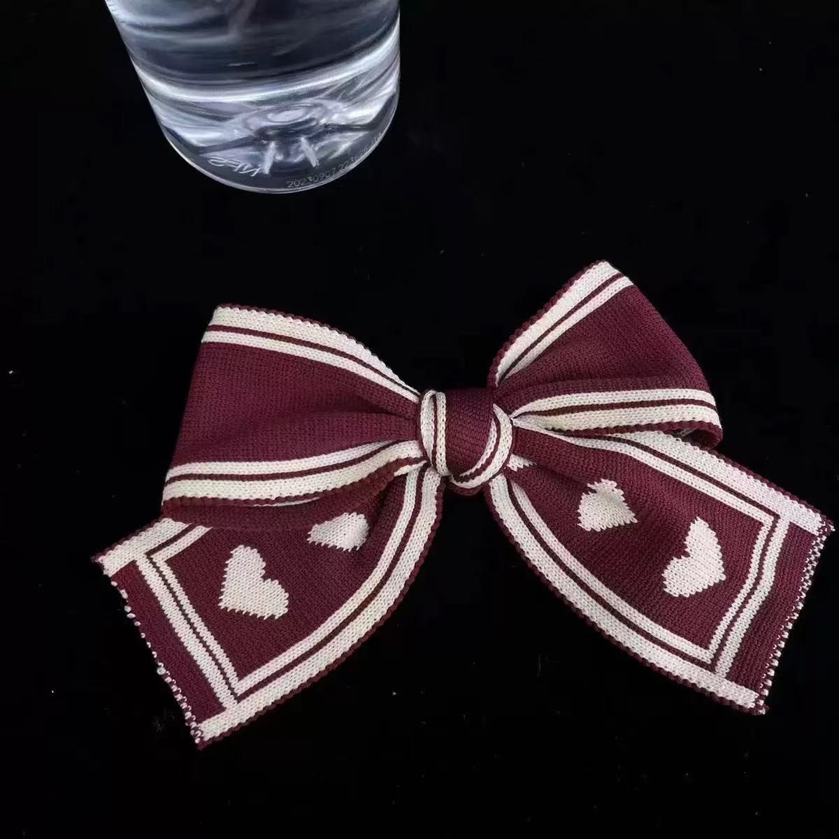 纯手工编织成品泡芙花大号蝴蝶结装饰