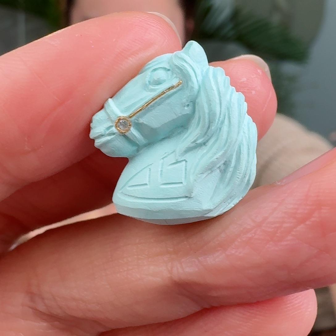 绿松石珠宝奇石未镶嵌