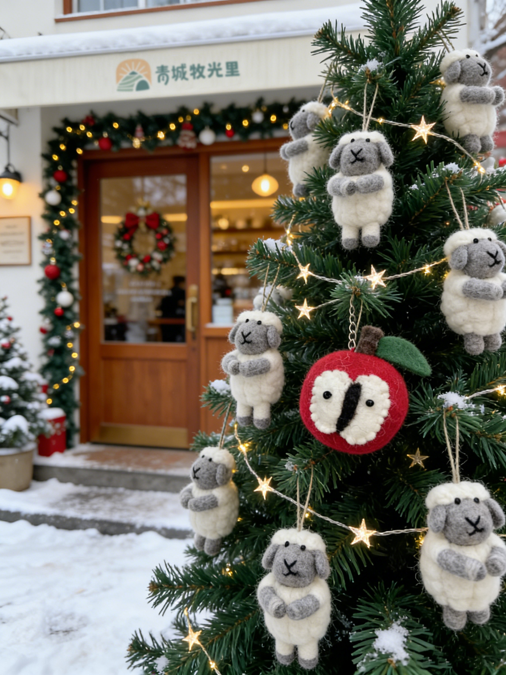 青城牧光里2店-毛毡可爱小挂件