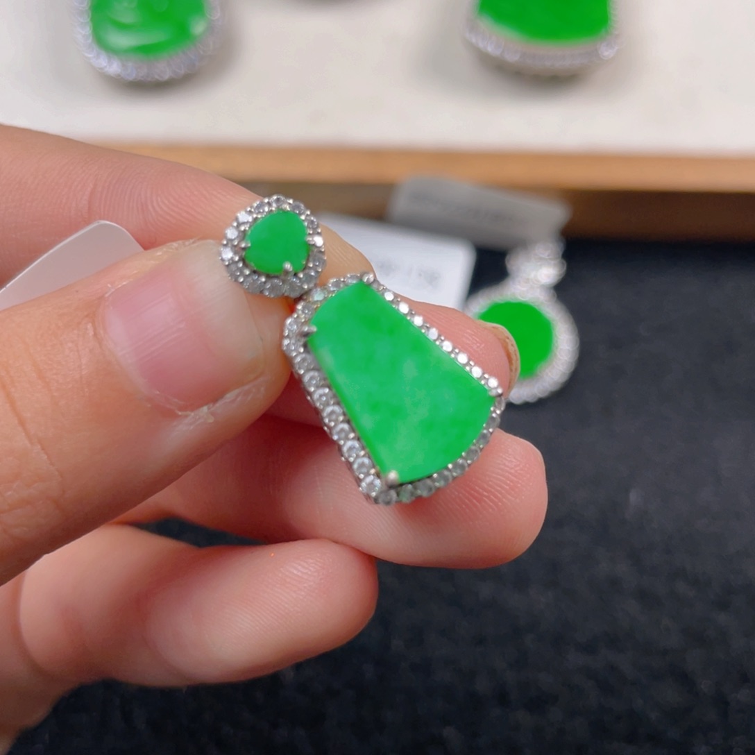 翡翠颈饰银S925镶嵌b b n n n