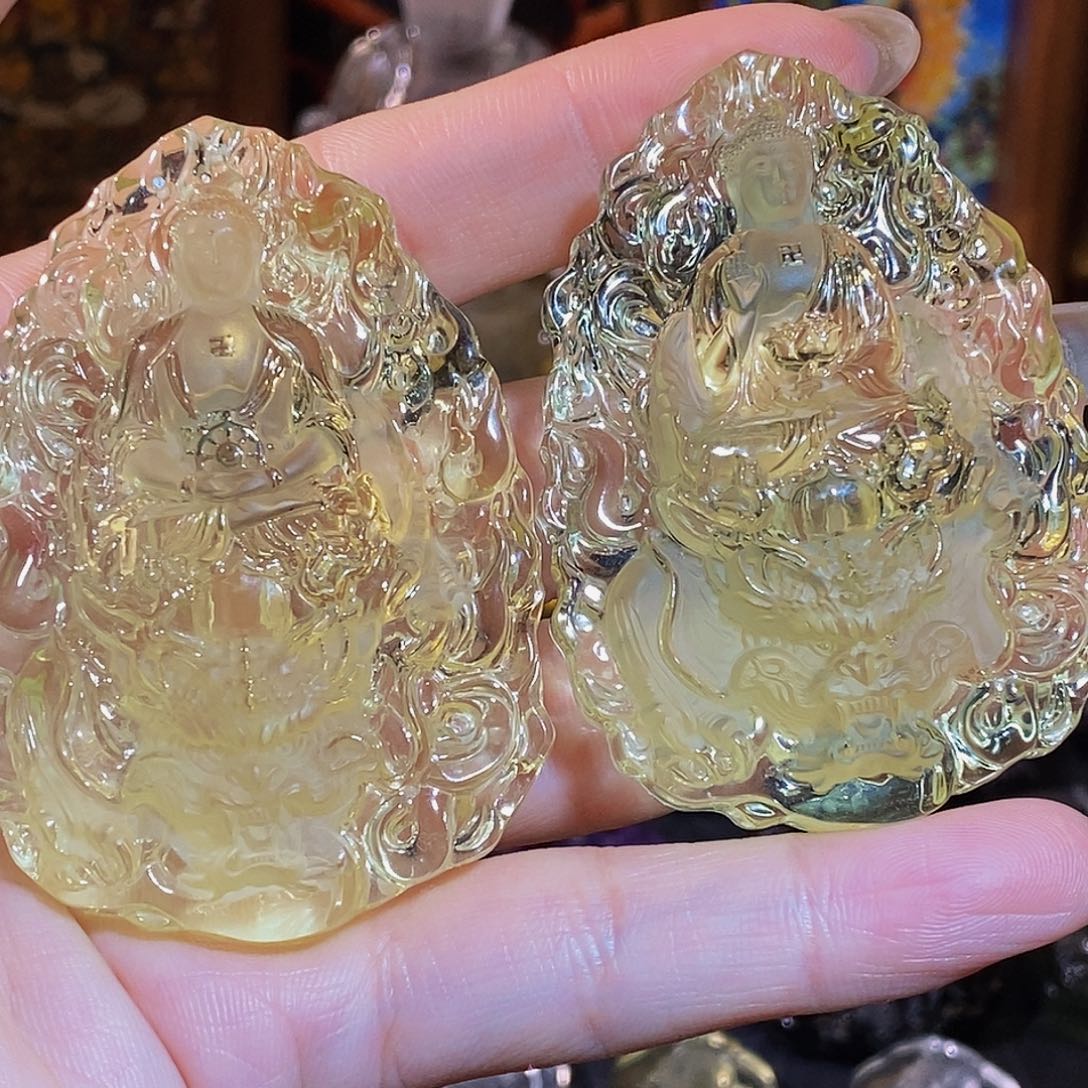 不***生水晶未镶嵌颈饰吊坠