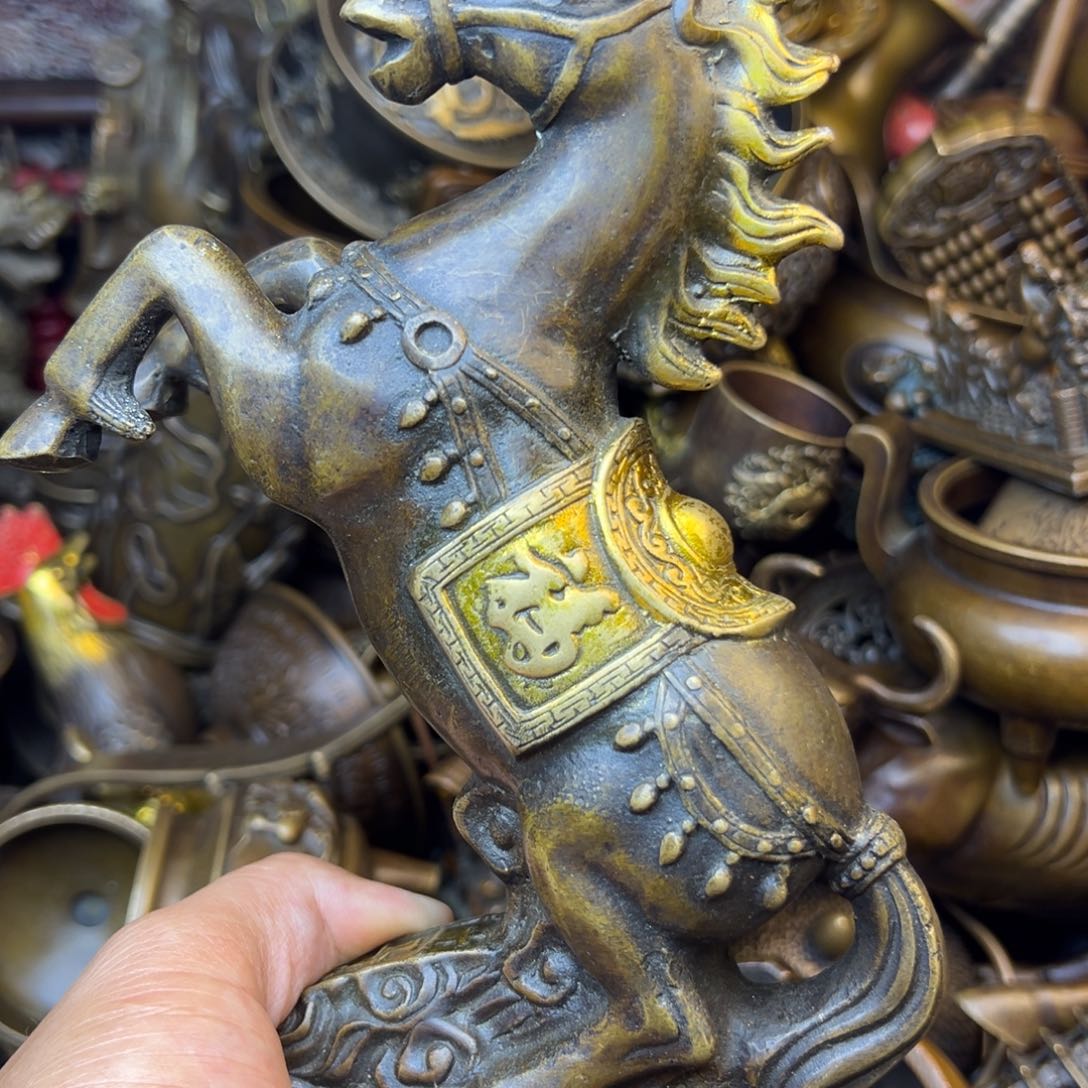 精美文玩精品铜器摆件