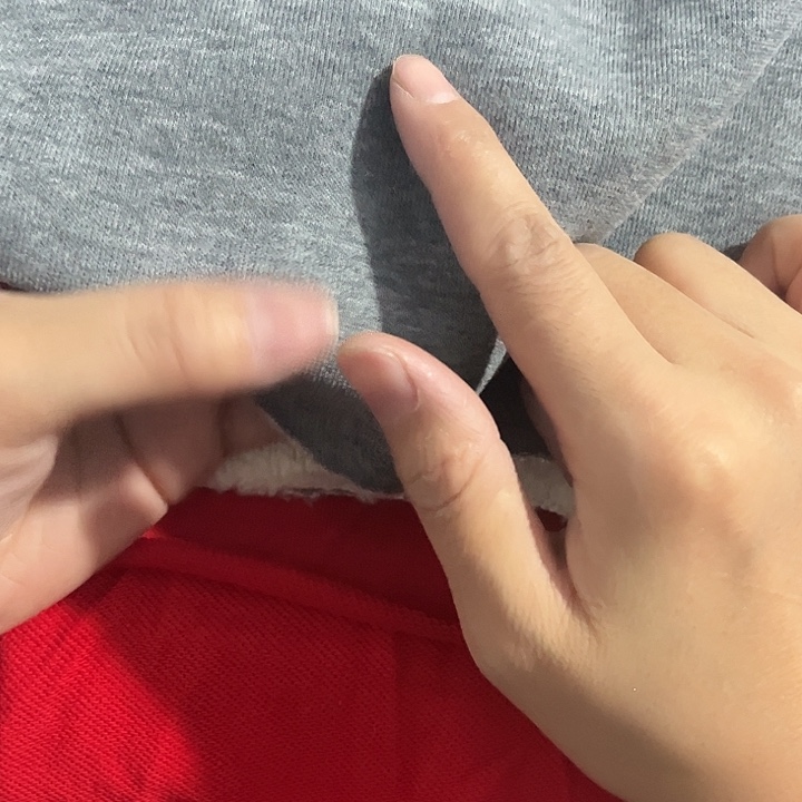 花灰色羊驼绒2米长带螺纹特价布尾