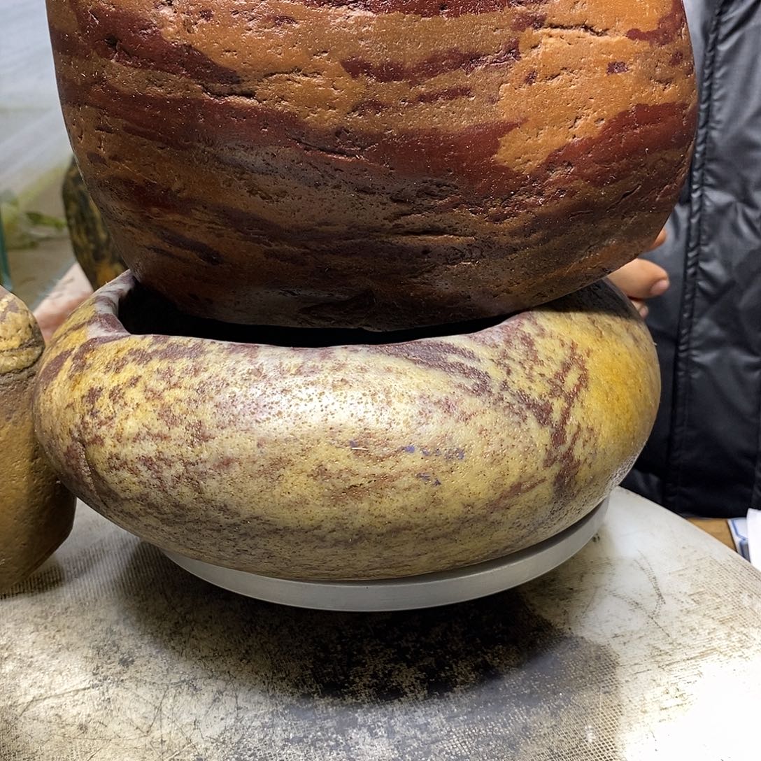 铭***计石头花瓶非常漂亮哦