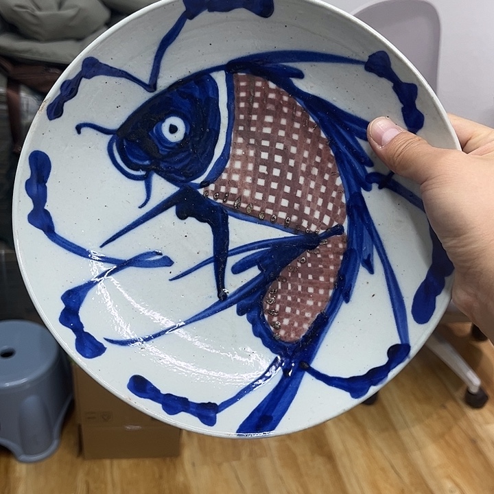 鸿***瓷片精美的陶瓷摆件……