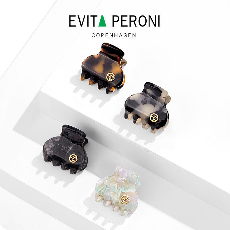 Evita Peroni/依慧达经典醋酸迷你后脑勺发夹简约刘海夹小抓夹DB