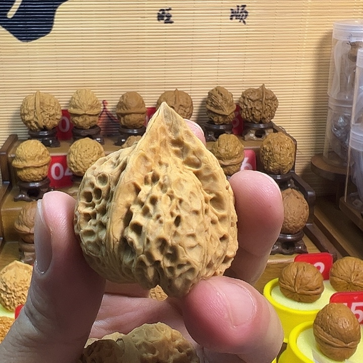 可***乐文玩核桃吊坠生命1号