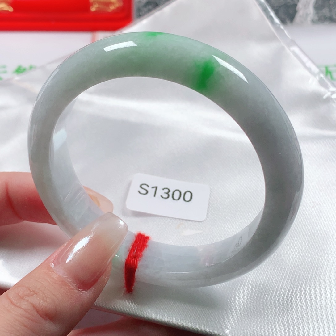 未镶嵌手镯翡翠天然翡翠手镯s1300