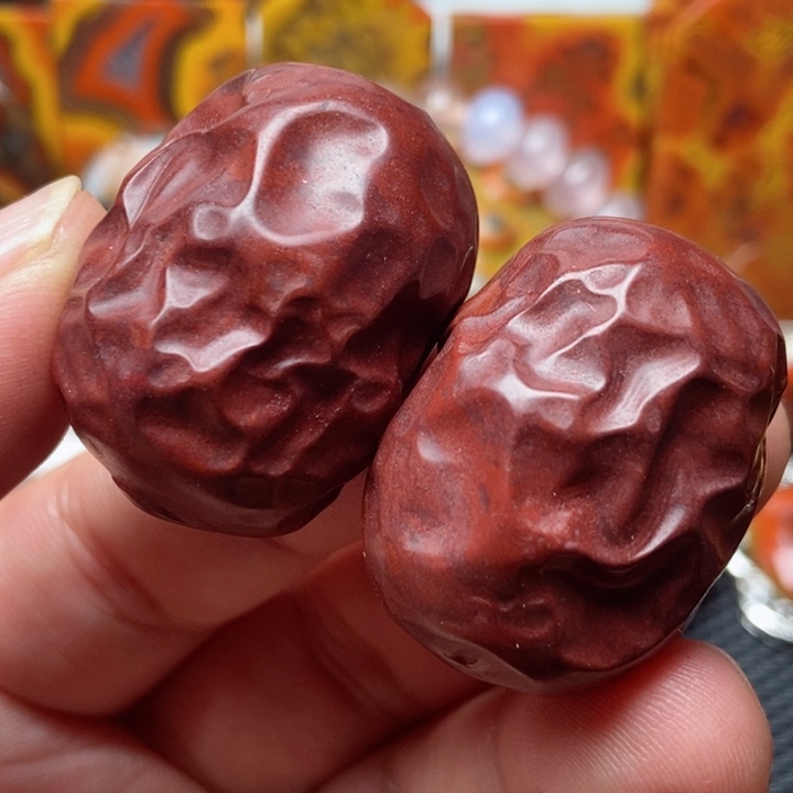 玛瑙/玉髓手把件未镶嵌