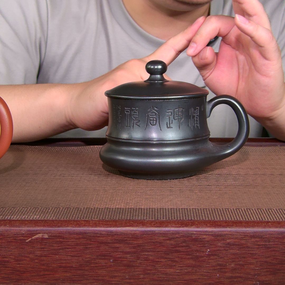 茶杯紫砂高货放漏