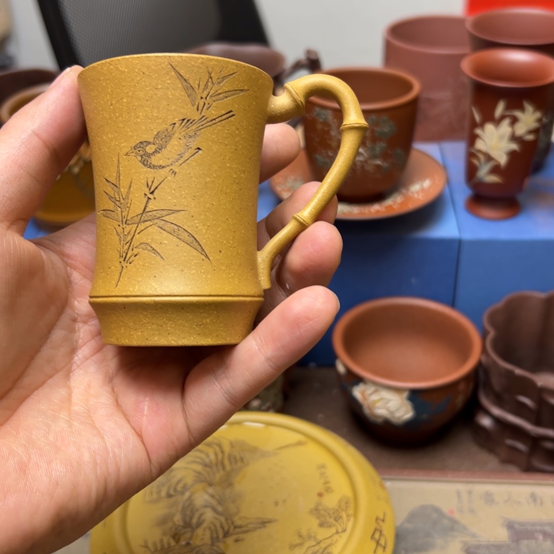 紫砂茶杯紫砂主人杯100cc