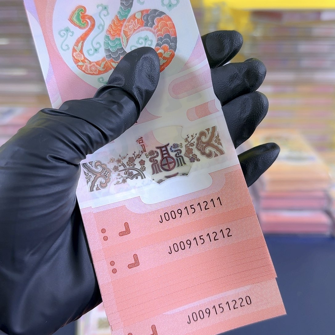 塑料生肖蛇十连号009151211-1220