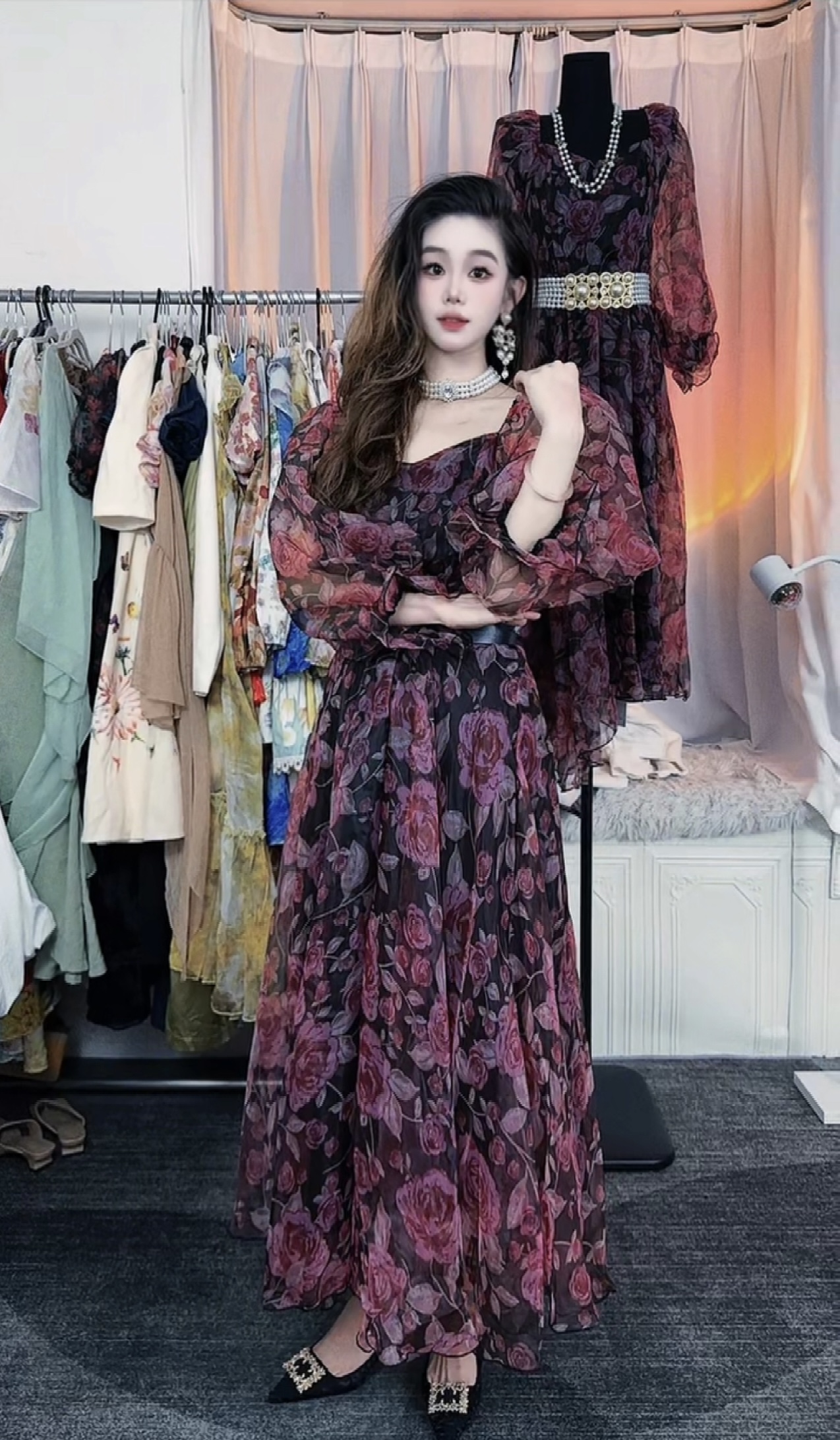 慧慧家法式赫本风高端定制公主裙（非主图款）