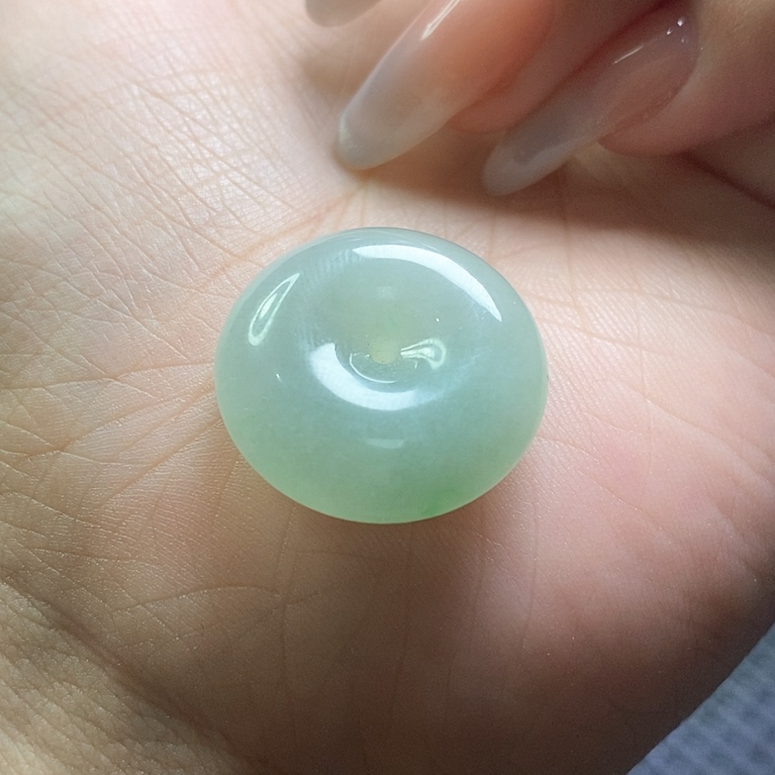 定制翡翠未镶嵌21.5扣子