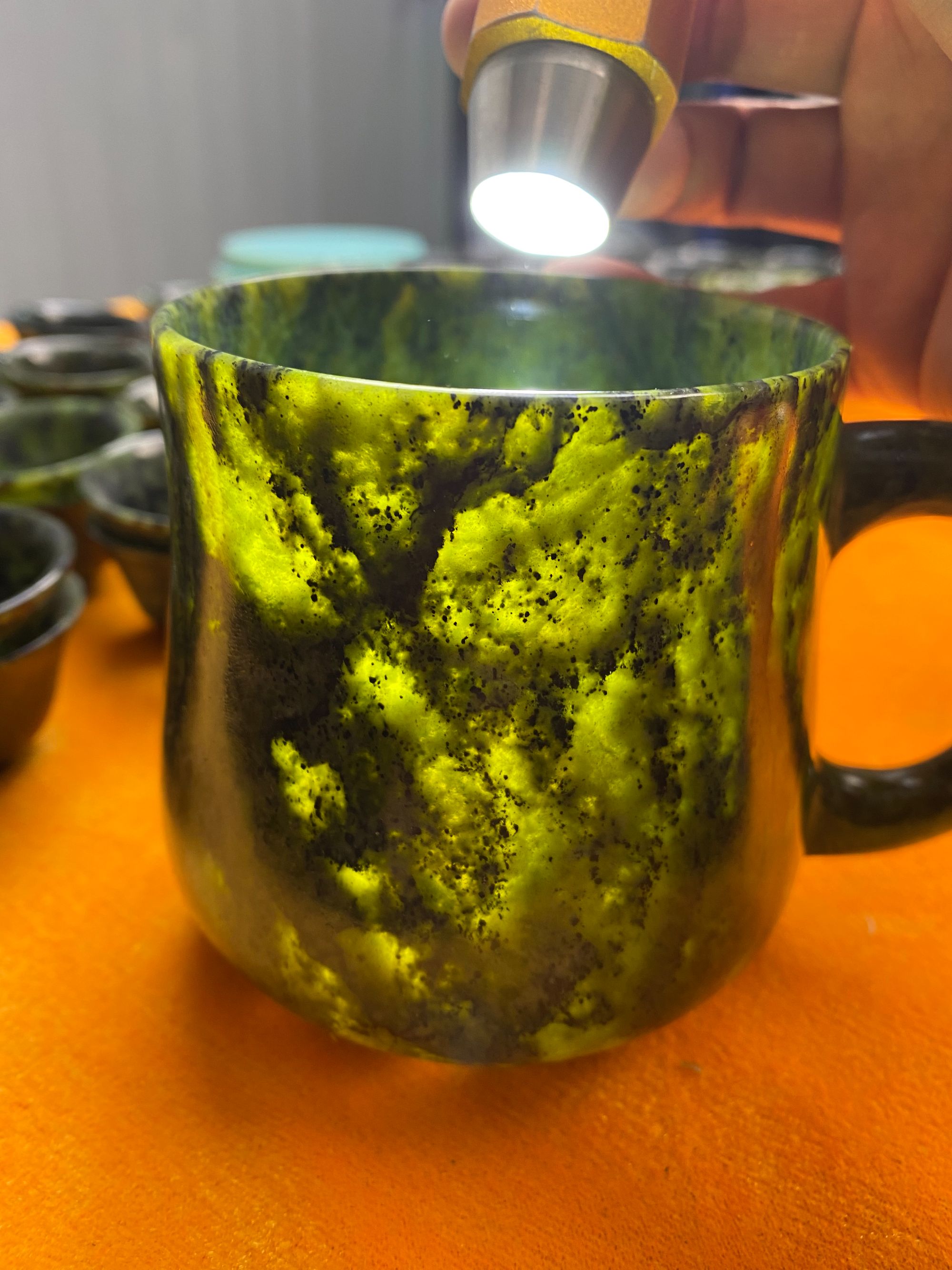 西藏墨脱藏石茶杯