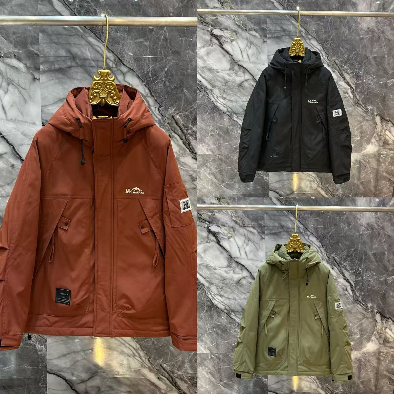 GY】冬季连帽极寒系列加厚羽绒服666