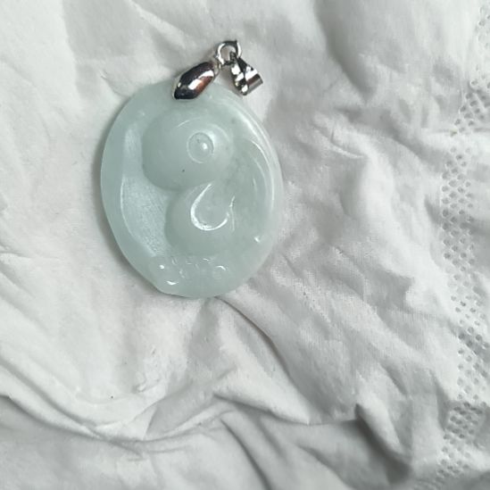 蛇纹石玉合金珠宝半成品岫玉精品小蛇挂件一物一拍