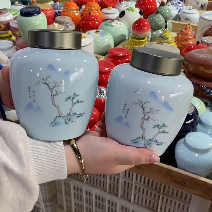 罐陶瓷茶叶罐密封罐