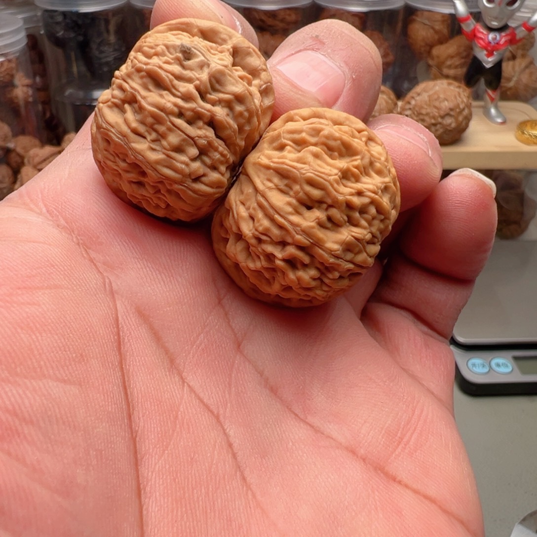 文玩核桃把件33+京东第一矮