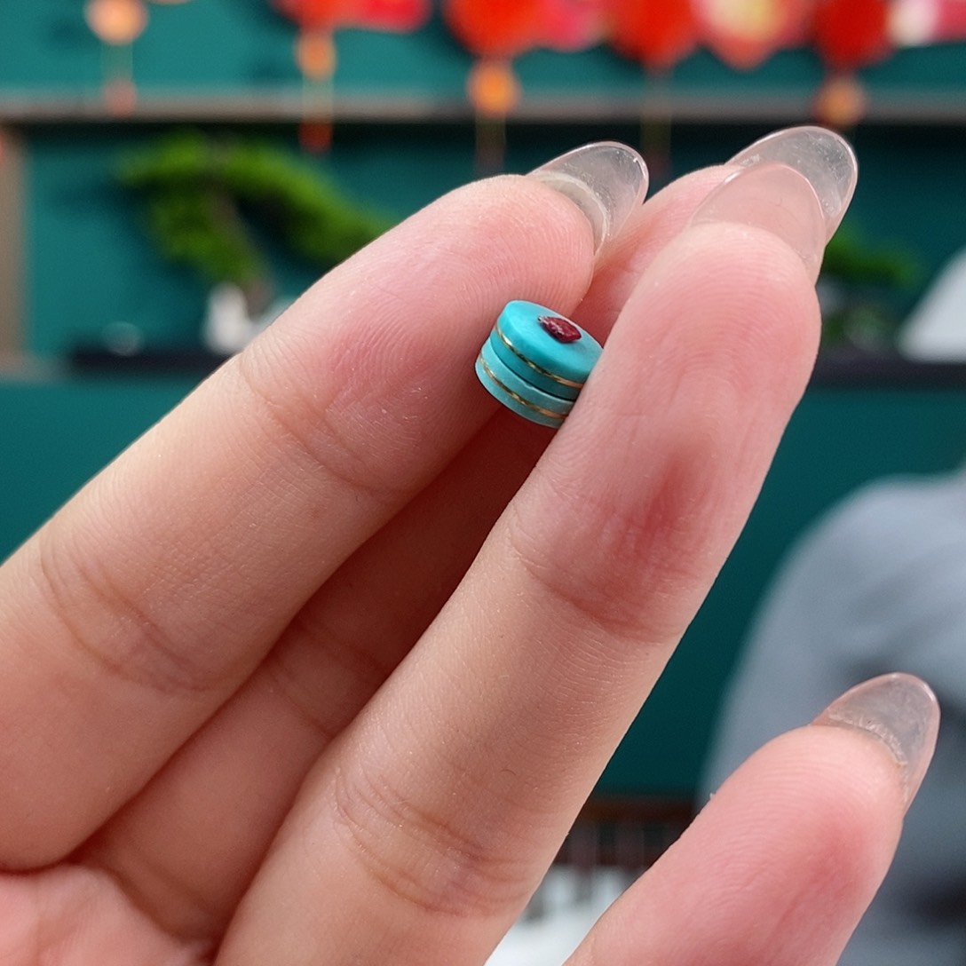 绿松石珠宝奇石未镶嵌