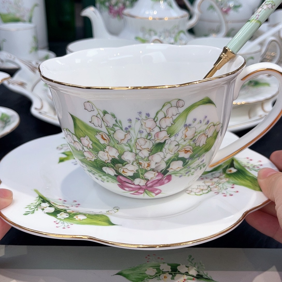 骨瓷早餐三件套———-