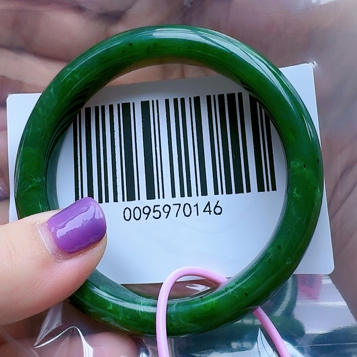 和田玉（碧玉）未镶嵌手镯5657包容