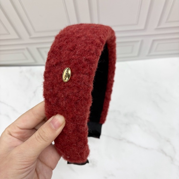 L878夕洛红色宽版新款发箍复古发箍质时尚网红百搭法式