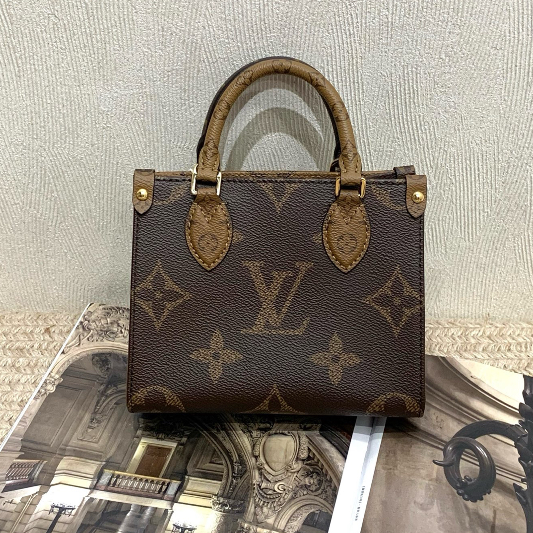 99新 LouisVuitton/路易威登 LV 老花onthego bb 芯片款 