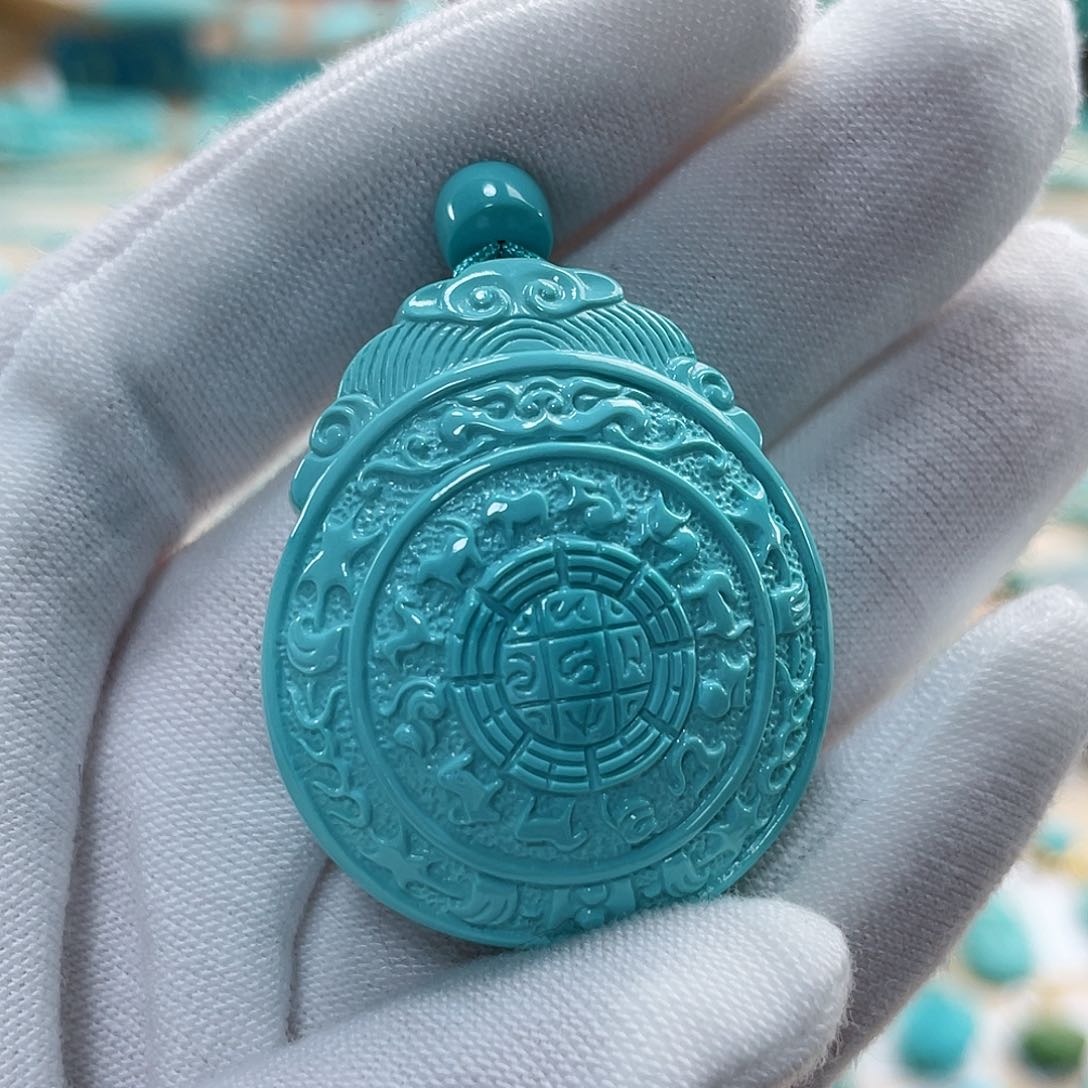 绿松石珠宝奇石未镶嵌