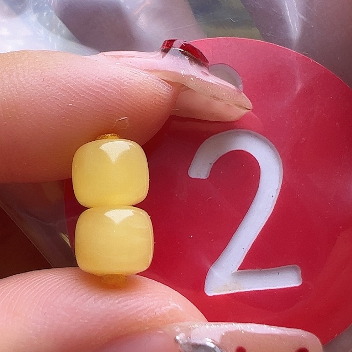 未镶嵌蜜蜡裸石6.5mm老型