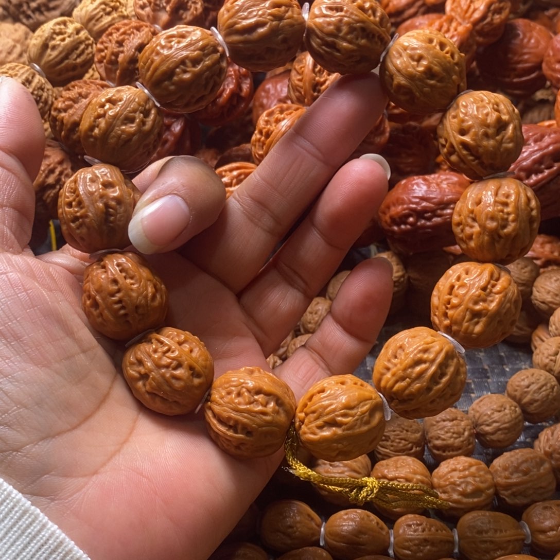 文玩核桃吊坠粗筋足球