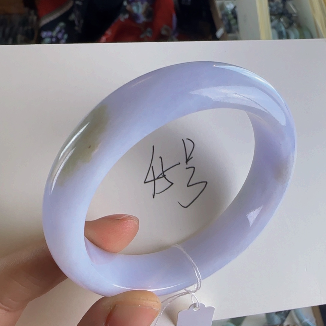 翡翠手镯未镶嵌老坑55圈