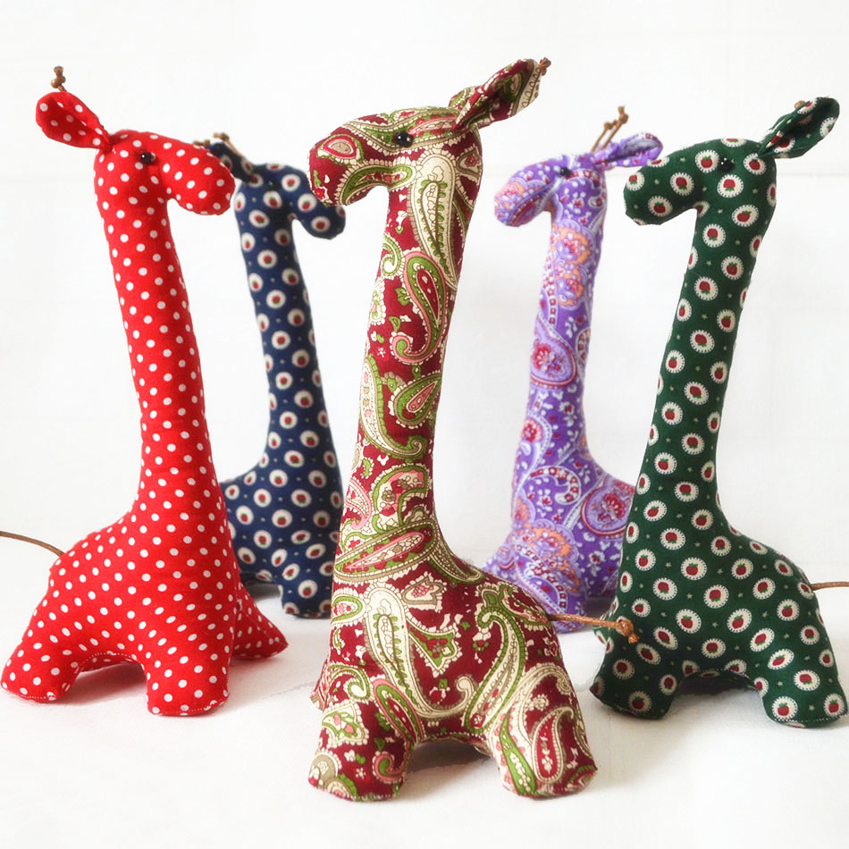 免裁剪手工布艺DIY拼布材料包 小鹿玩偶新手材料包自制儿童礼物