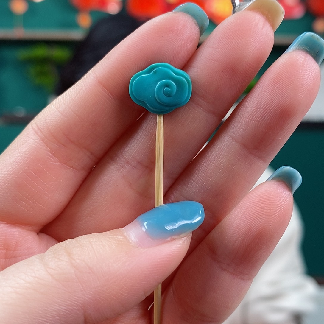 绿松石珠宝奇石未镶嵌