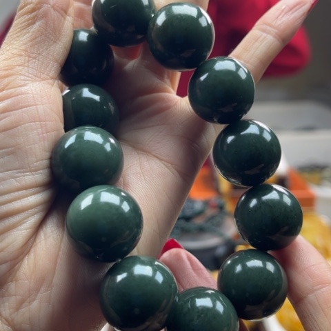 和田玉挂件未镶嵌支***球手链