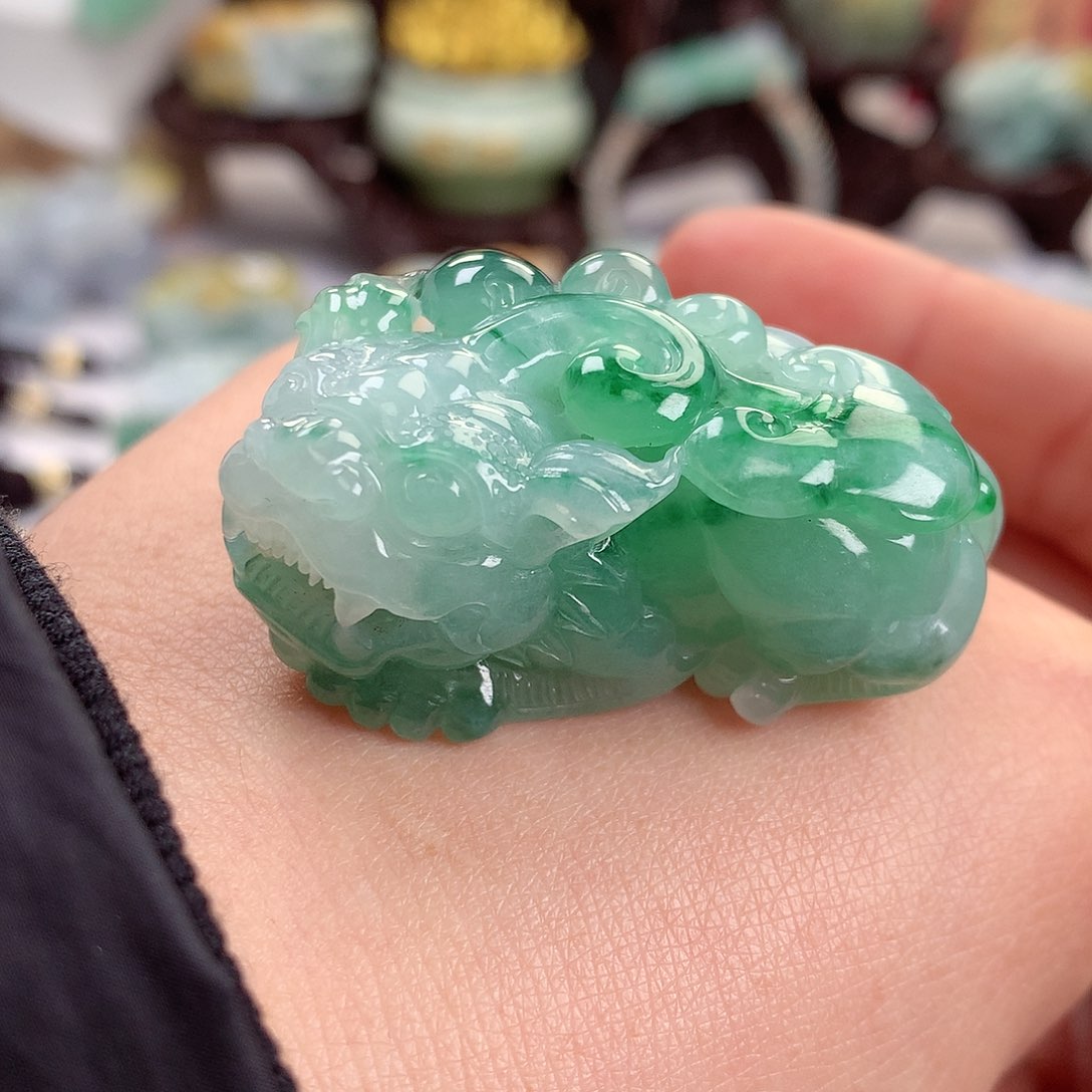 【闪购商品】翡翠颈饰未镶嵌新****】翡翠貔貅