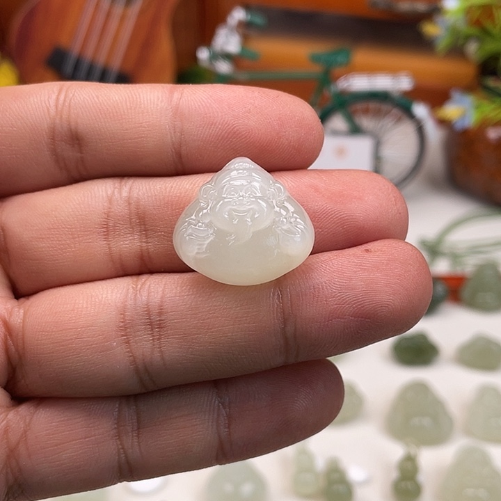 和田玉吊坠(不含链)未镶嵌