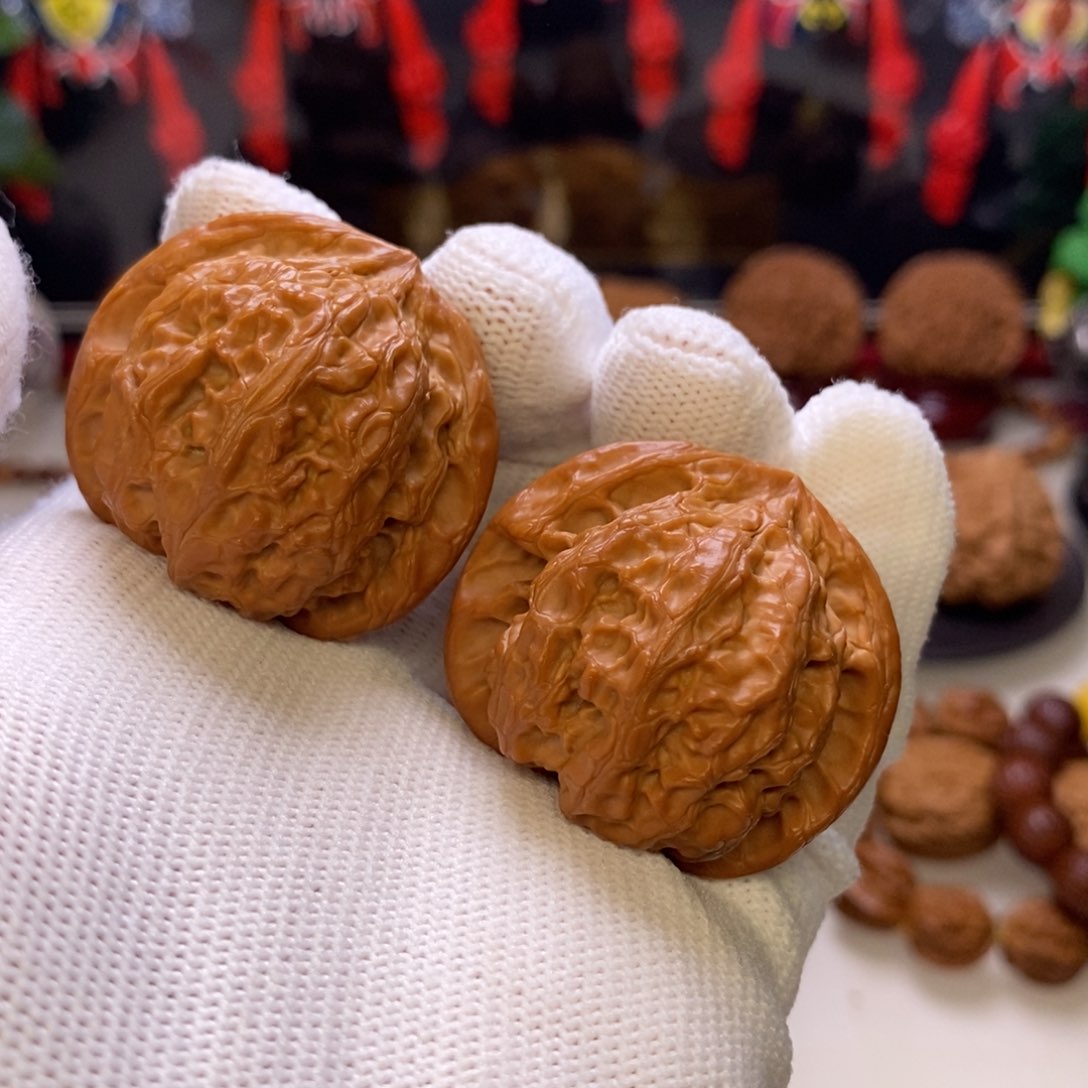 文玩核桃吊坠鲁班斧 野生