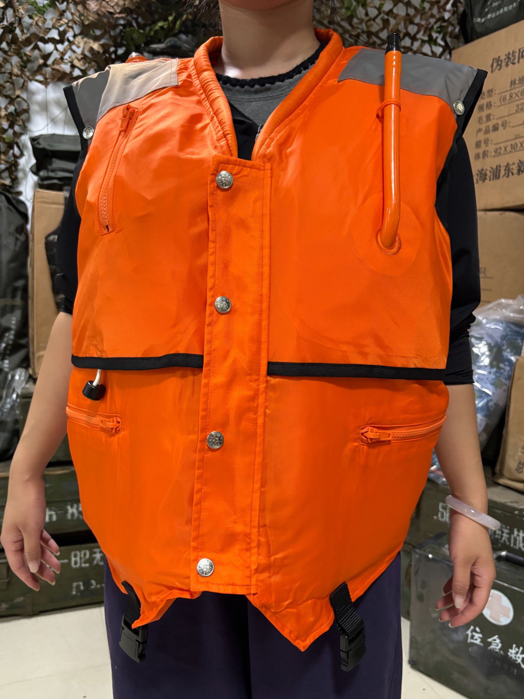 正品老式海上救生衣