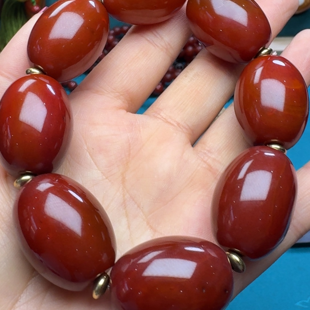 玛瑙/玉髓未镶嵌项链