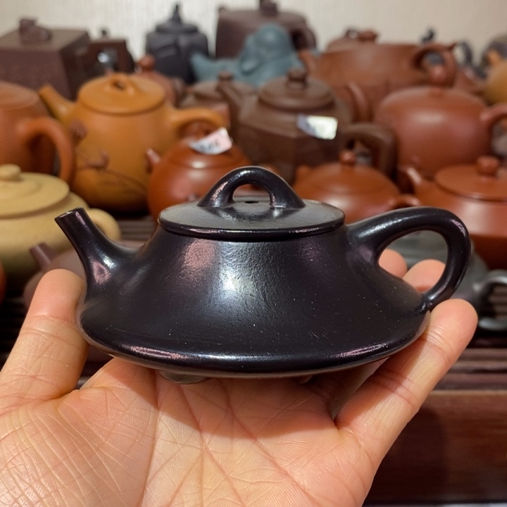 茶壶紫砂微瑕处理一把