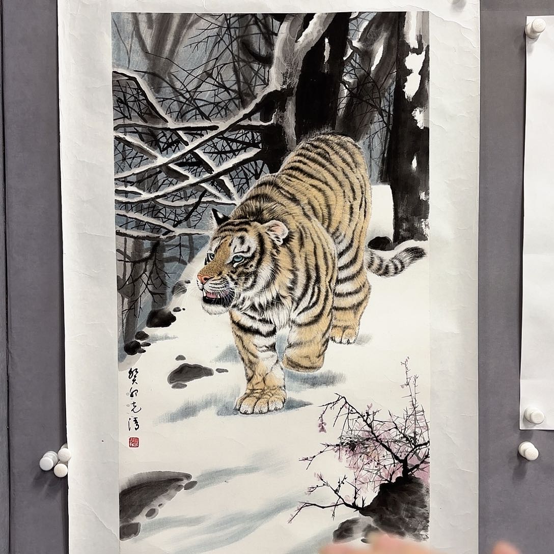 国画国画纯手绘作品请放心去藏