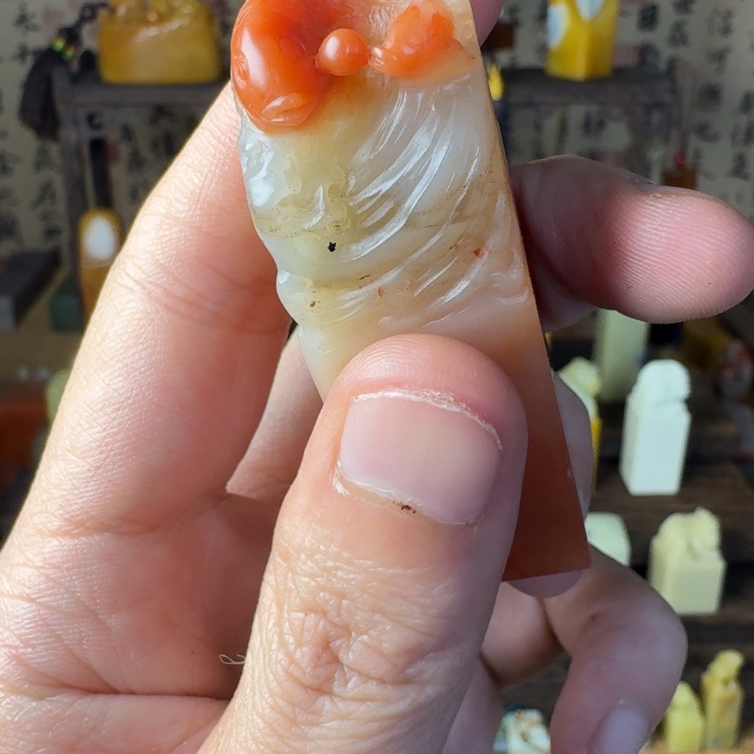 印石青田石老挝石