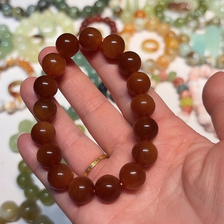 蛇纹石玉未镶嵌手串