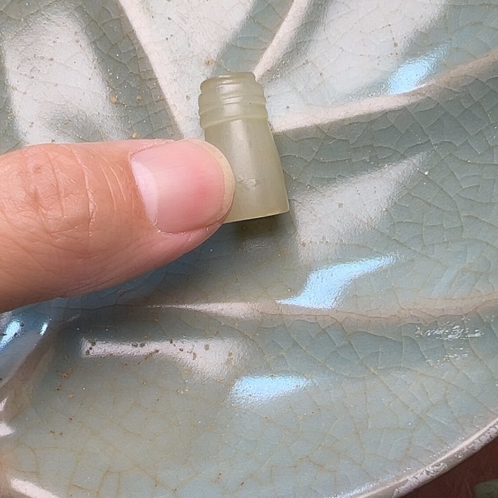 盘渡*汝瓷吃饭盘子工艺品