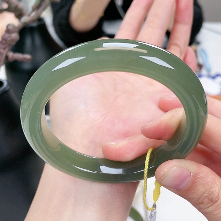 和田玉手镯5960未镶嵌