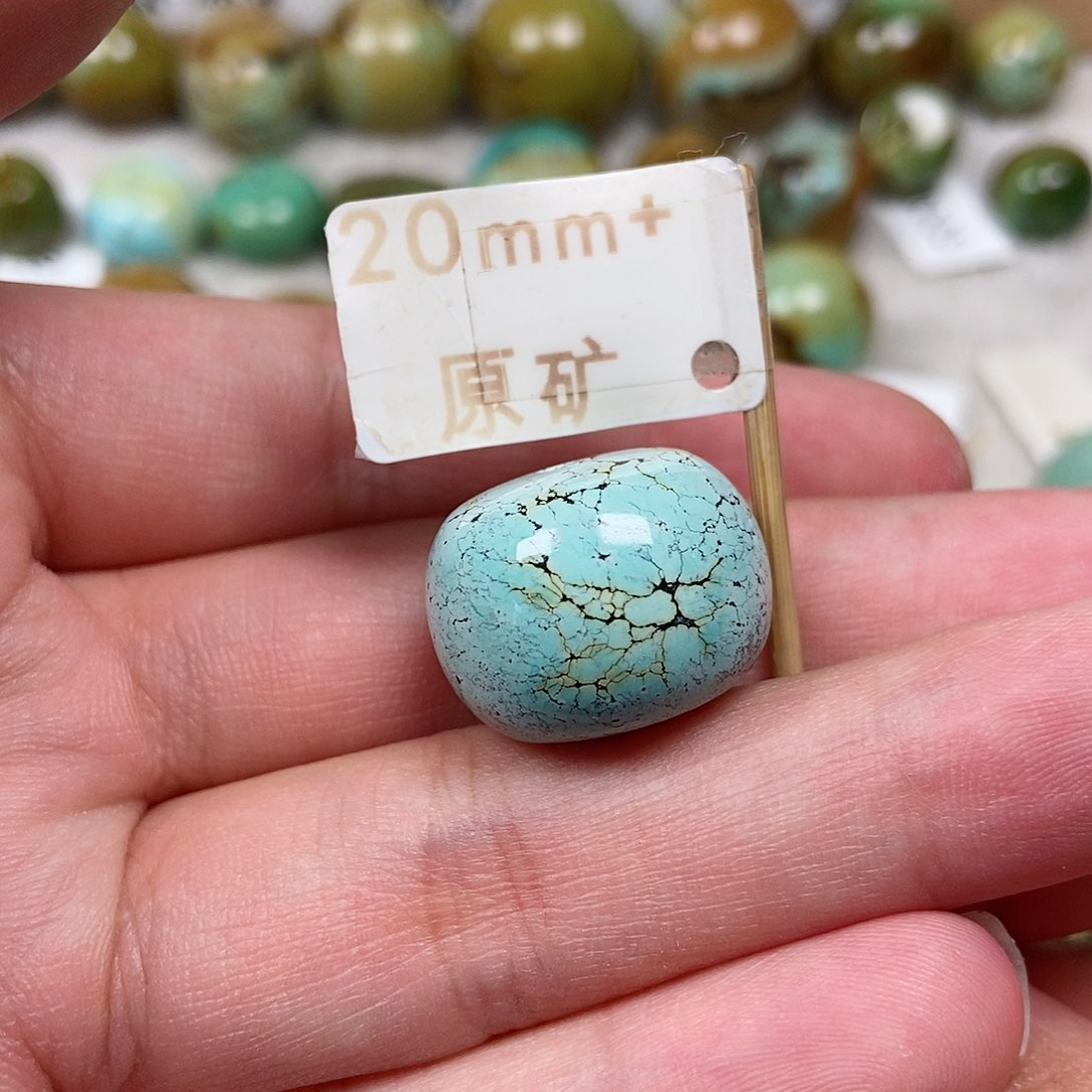 未镶嵌绿松石珠宝半成品