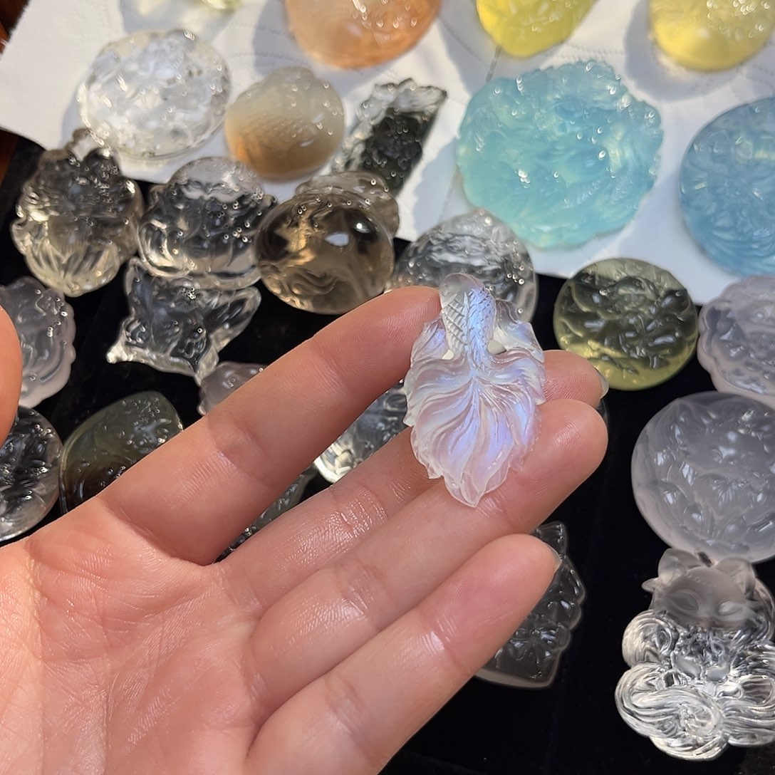 颈饰银S925镶嵌水晶今****.鱼17